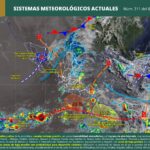 Interacción de sistemas atmosféricos provocarán lluvias significativas en Oaxaca