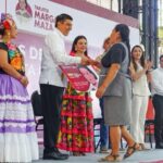 Con entrega de Tarjetas Margarita Maza, Salomón Jara fortalece el bienestar de jefas de familia de los Valles Centrales